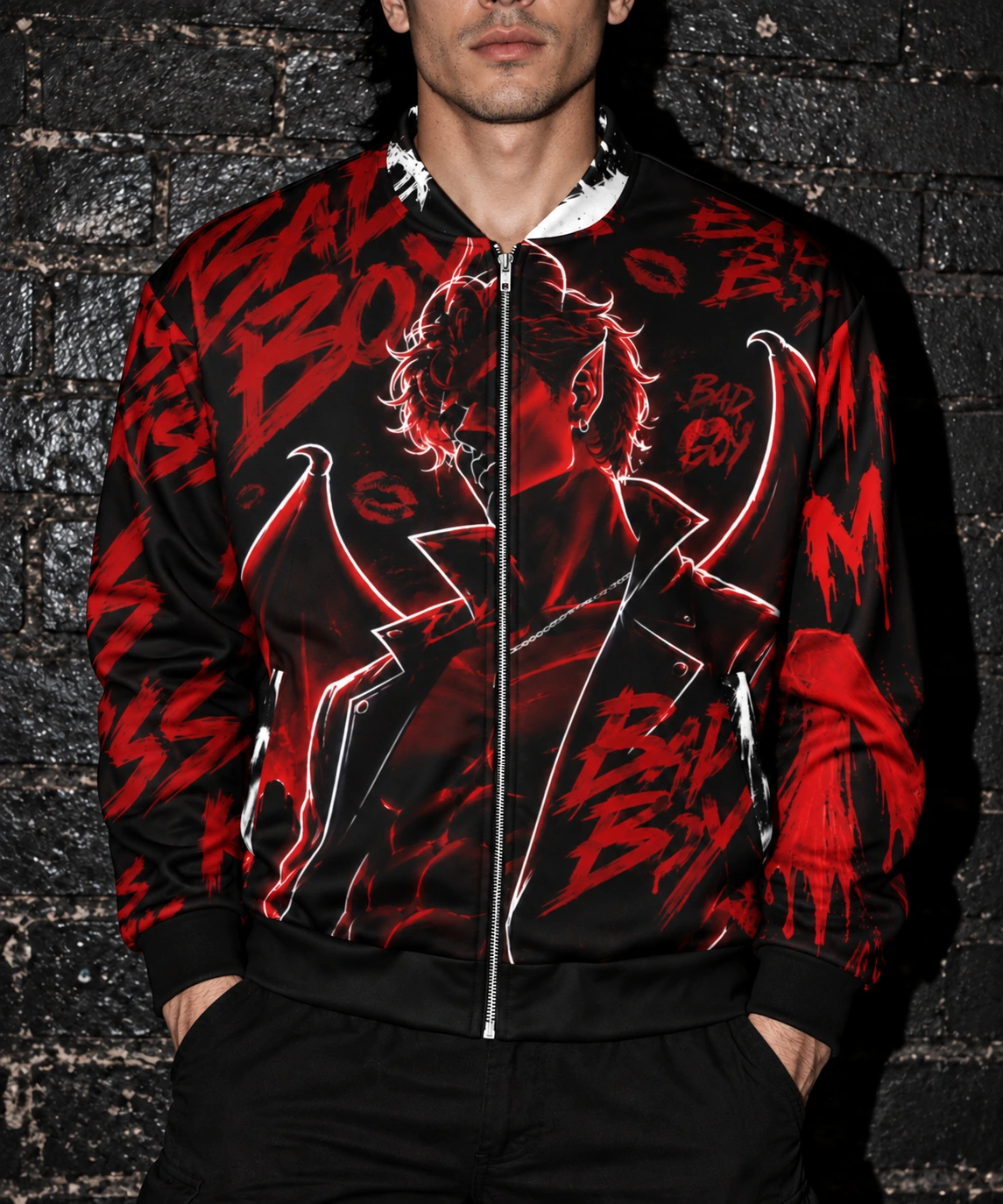 Money in the Shadows — Unisex Bomber Jacket — lifestyle