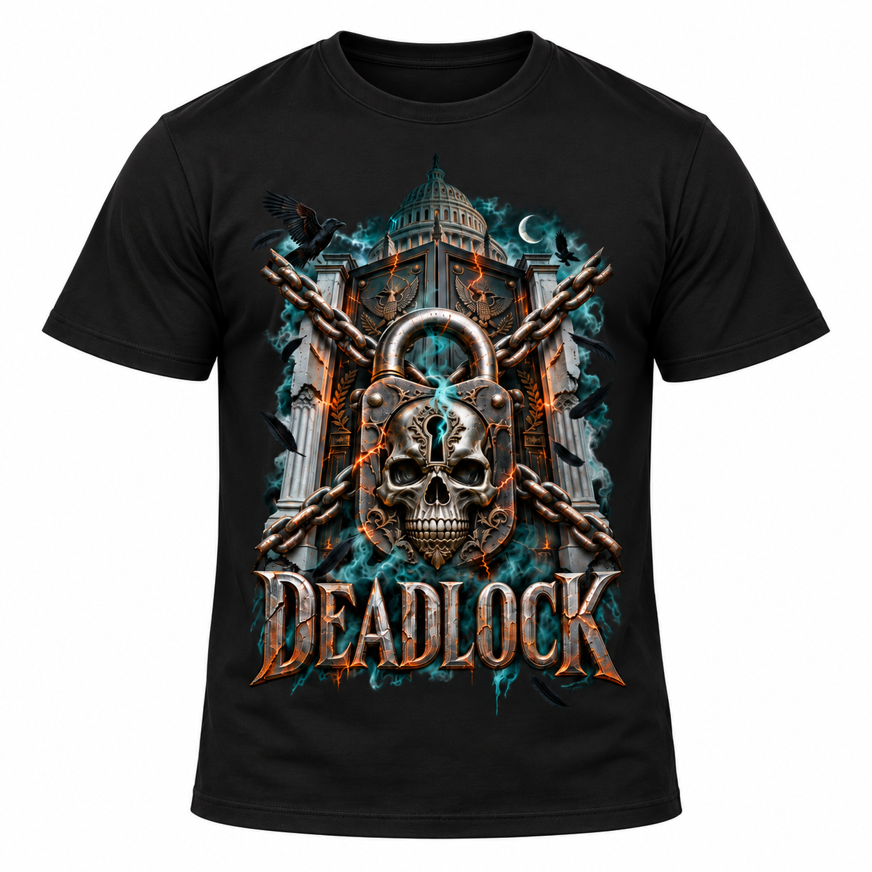 DEADLOCK — Men's Crew Neck T-Shirt — front