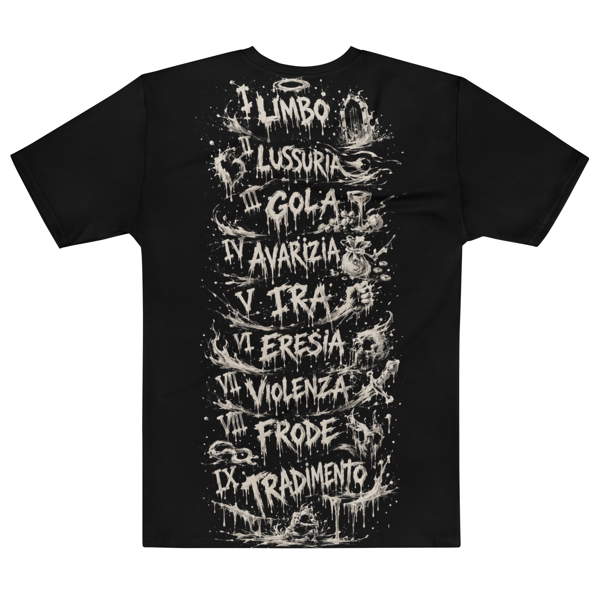 Deadly Calcium — Men's Crew Neck T-Shirt — back