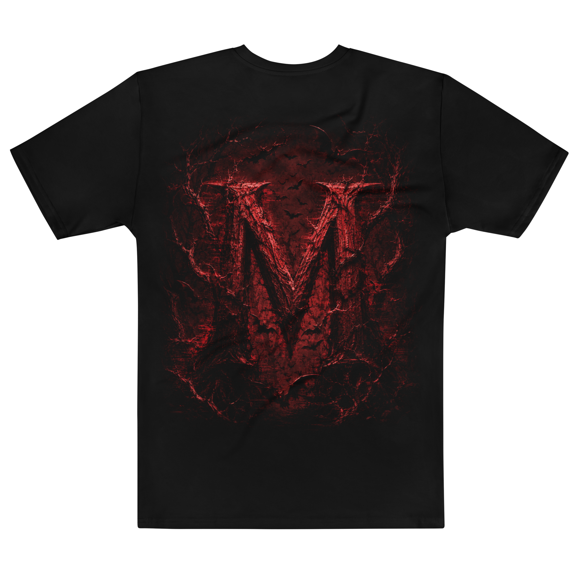 Marked by the Night — Men’s Cotton Crew Neck T-Shirt — back