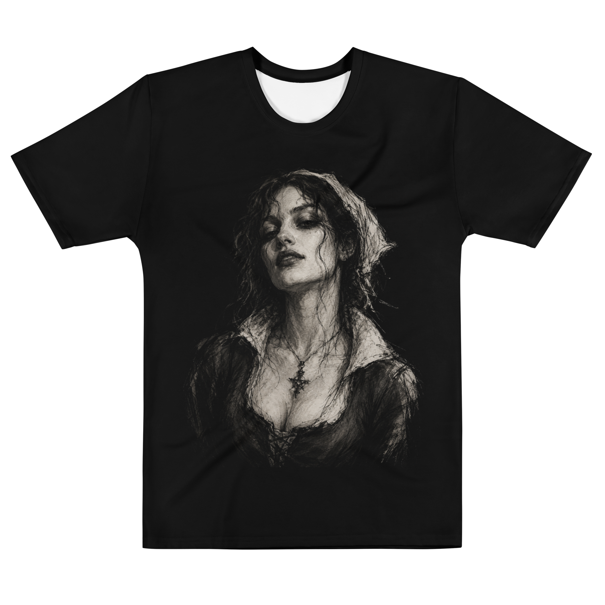 Lust — Men’s Cotton Crew Neck T-Shirt — front