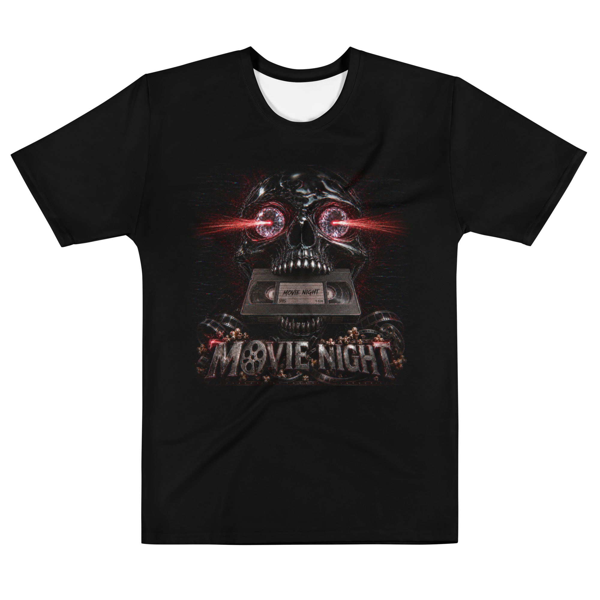 Movie Night — Men's Crew Neck T-Shirt — front