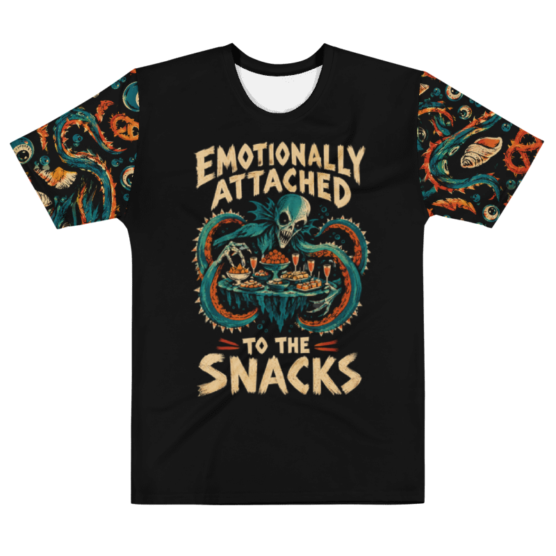 Snack Attachment — Men's Crew Neck T-Shirt — front
