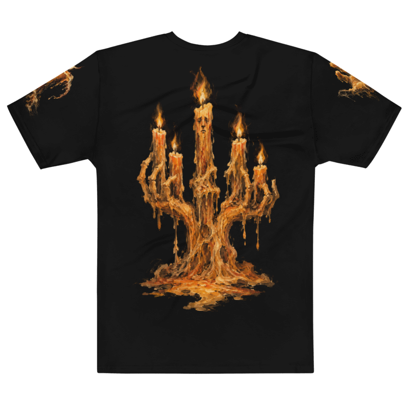 Wax Saint — Men's Crew Neck T-Shirt — back