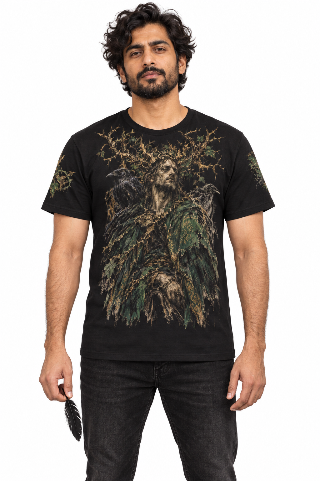 Thorn Heir — Men's Crew Neck T-Shirt — model front