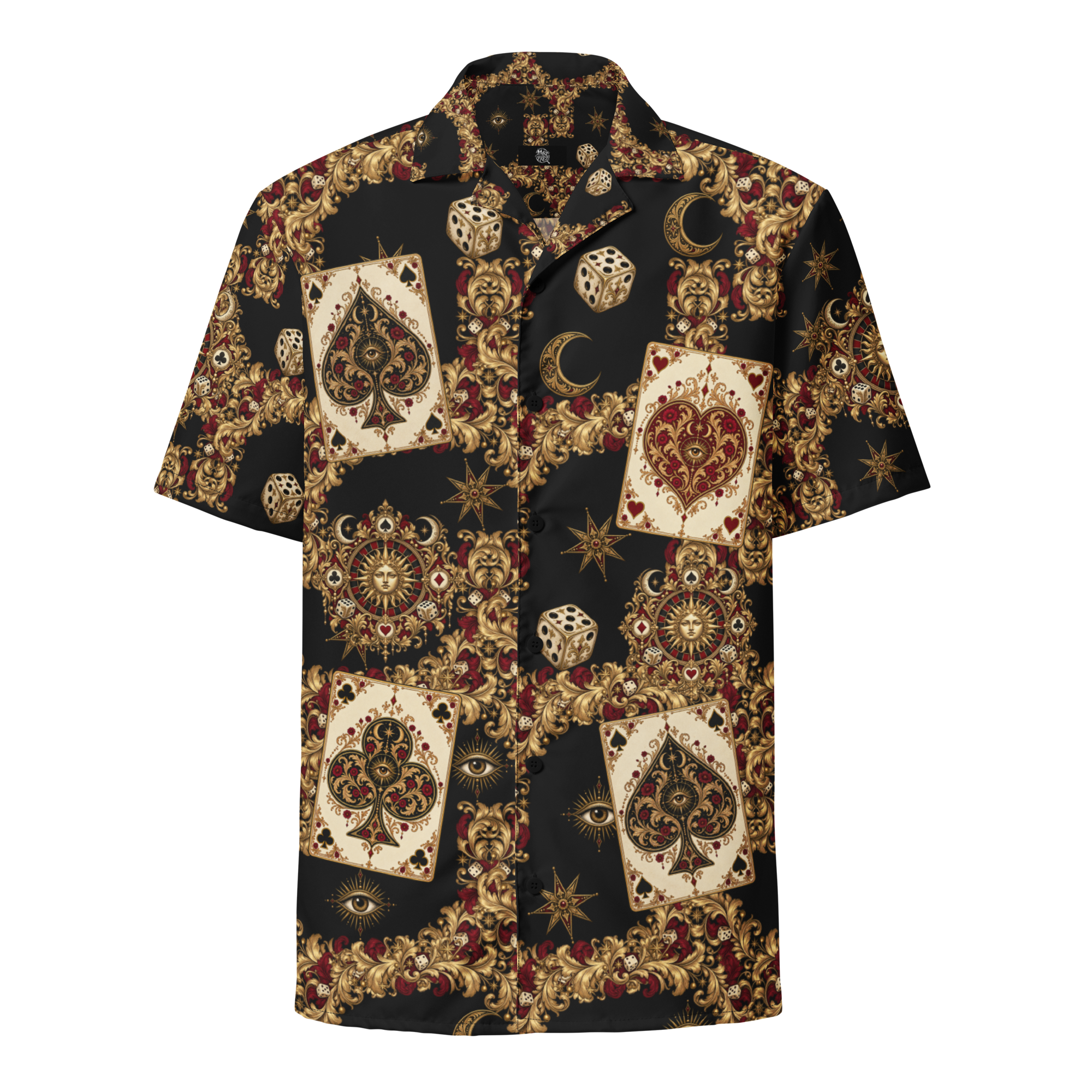 Midnight Wager — Unisex Button Shirt — front