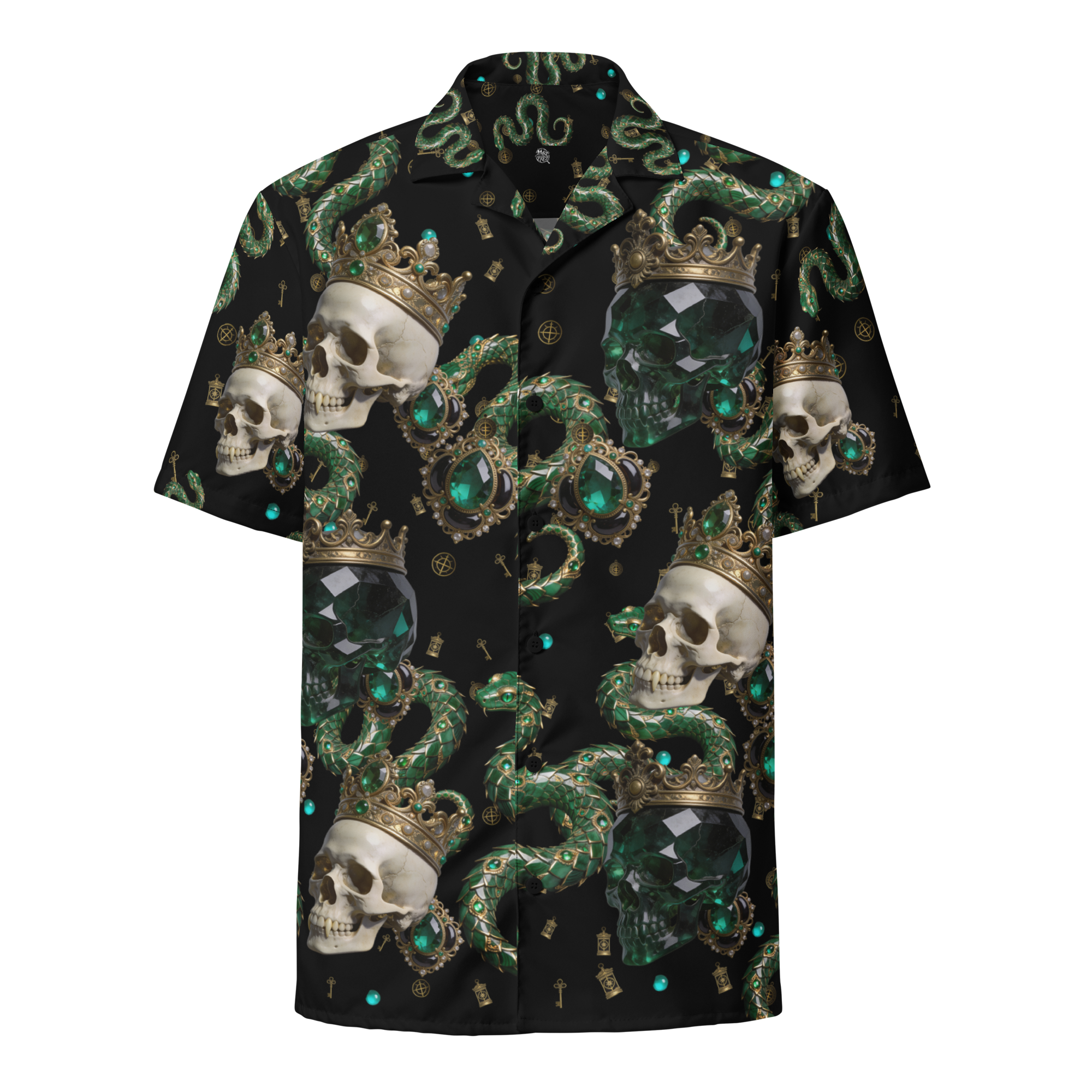 Emerald Reliquary — Unisex Button Shirt — front