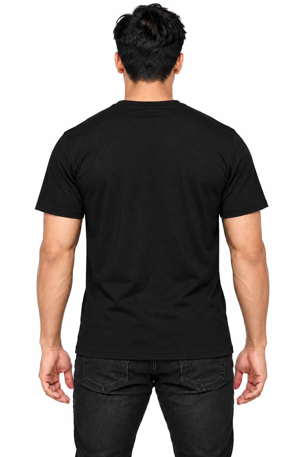DEADLOCK — Men's Crew Neck T-Shirt — model back
