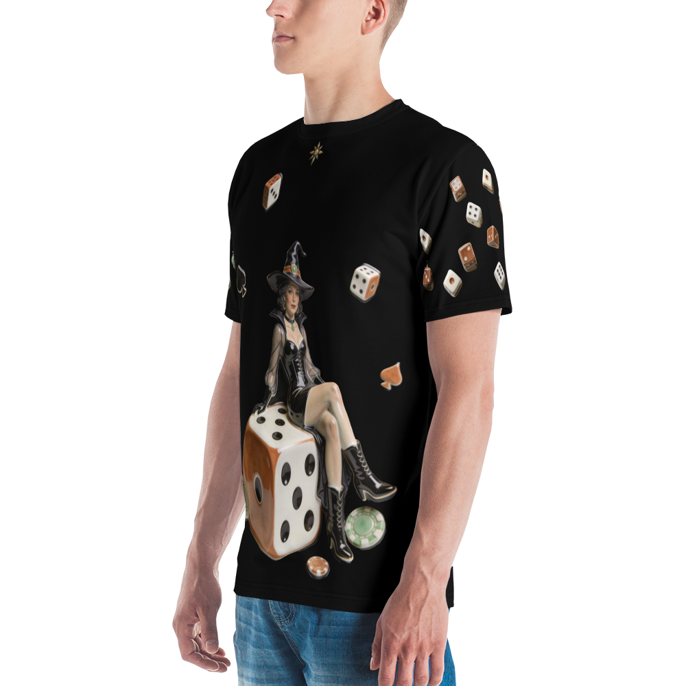 A Little Bad Luck — Men's Crew Neck T-Shirt — detail