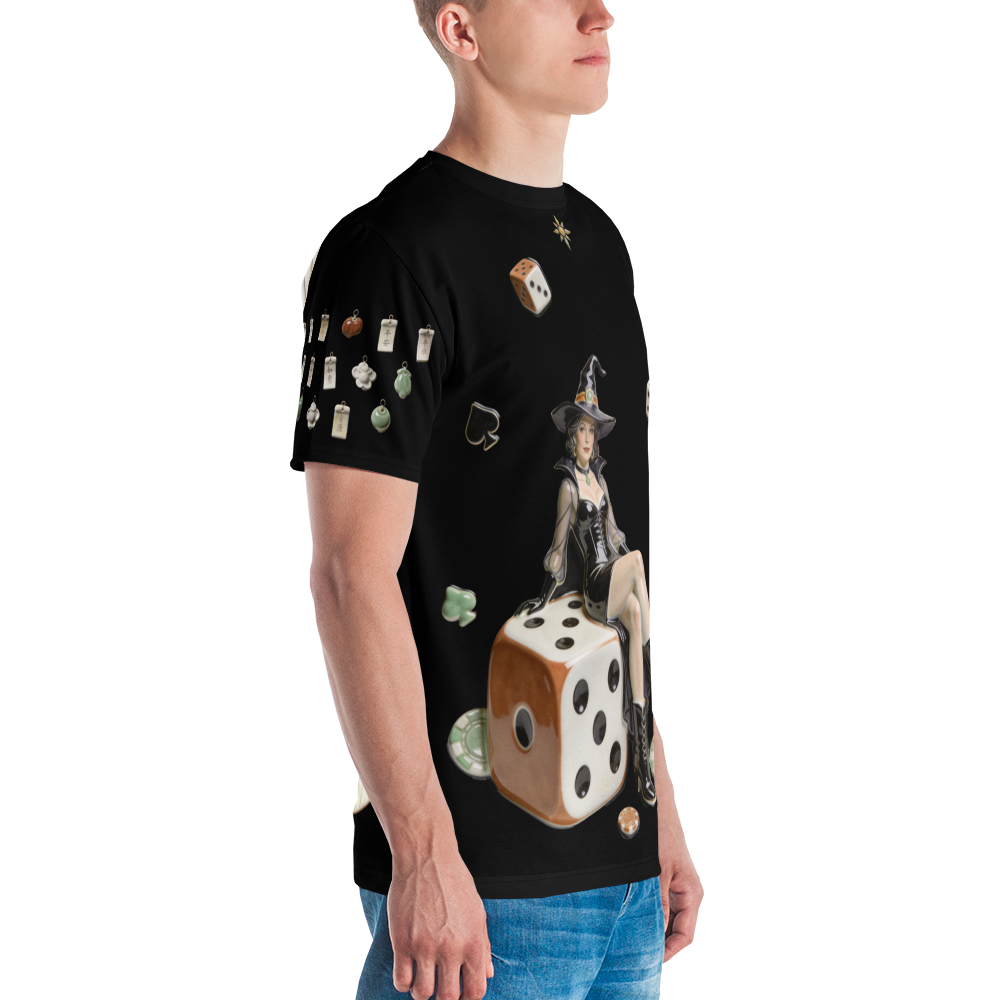 A Little Bad Luck — Men's Crew Neck T-Shirt — detail