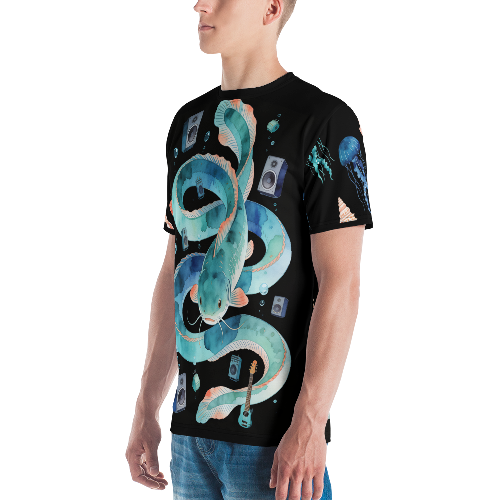 Bass from Below — Men's Crew Neck T-Shirt — detail