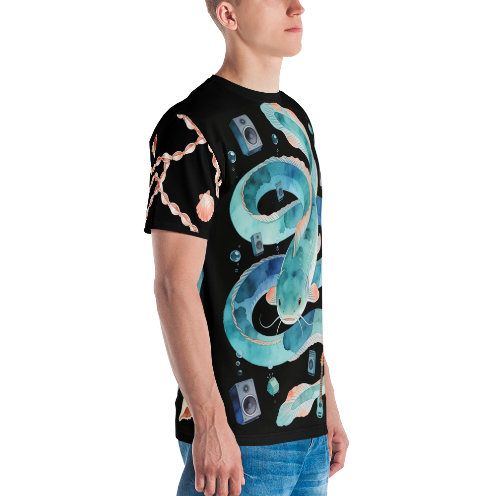 Bass from Below — Men's Crew Neck T-Shirt — detail
