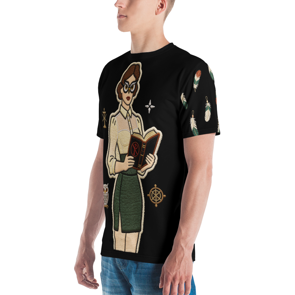 Certified Night Owl — Men's Crew Neck T-Shirt — detail