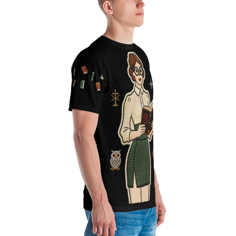 Certified Night Owl — Men's Crew Neck T-Shirt — detail