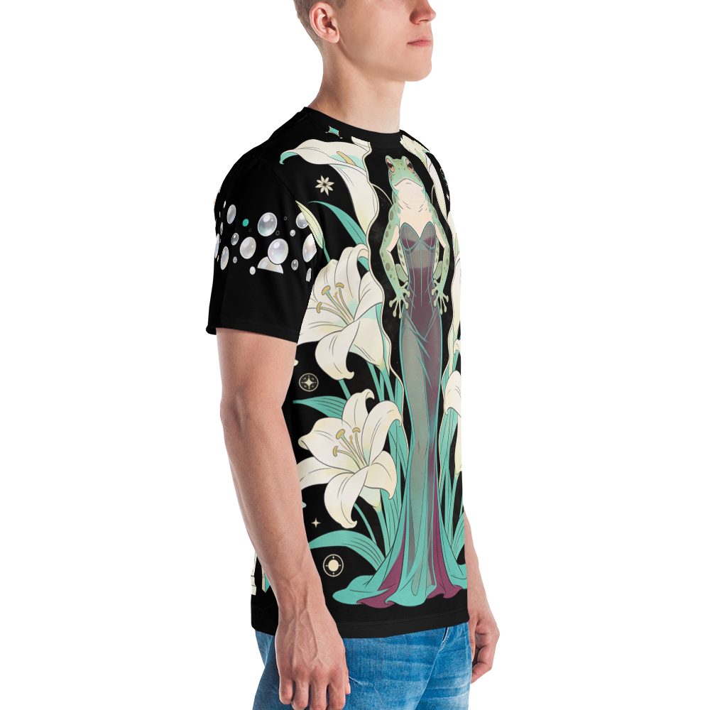 Creature from the Velvet Lagoon — Men's Crew Neck T-Shirt — detail