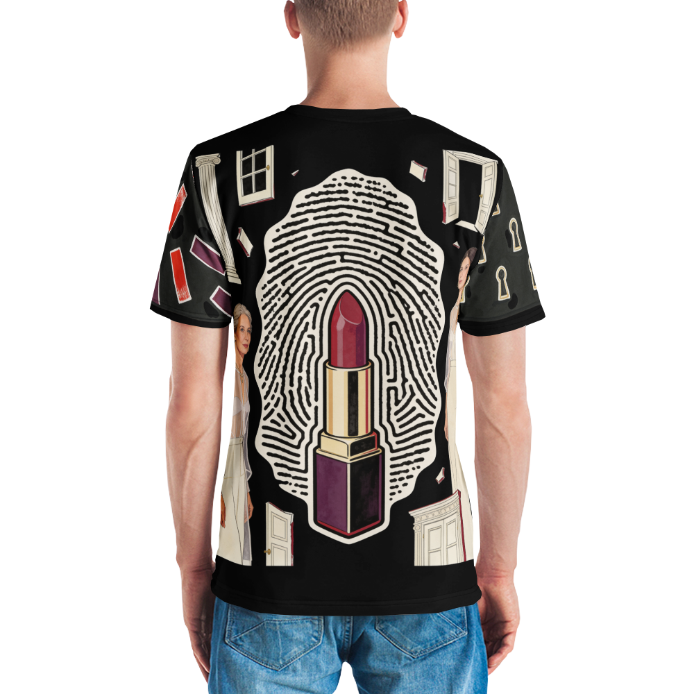 Evidence of Desire — Men's Crew Neck T-Shirt — model back