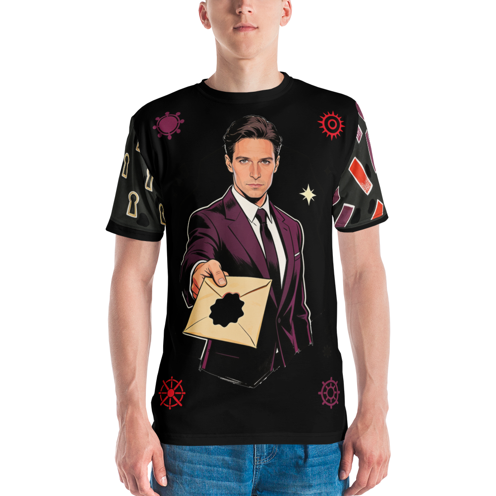 Evidence of Desire — Men's Crew Neck T-Shirt — model front