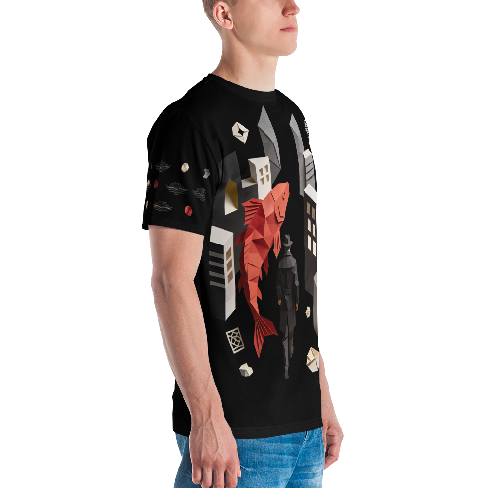 Red Herring Society — Men's Crew Neck T-Shirt — detail
