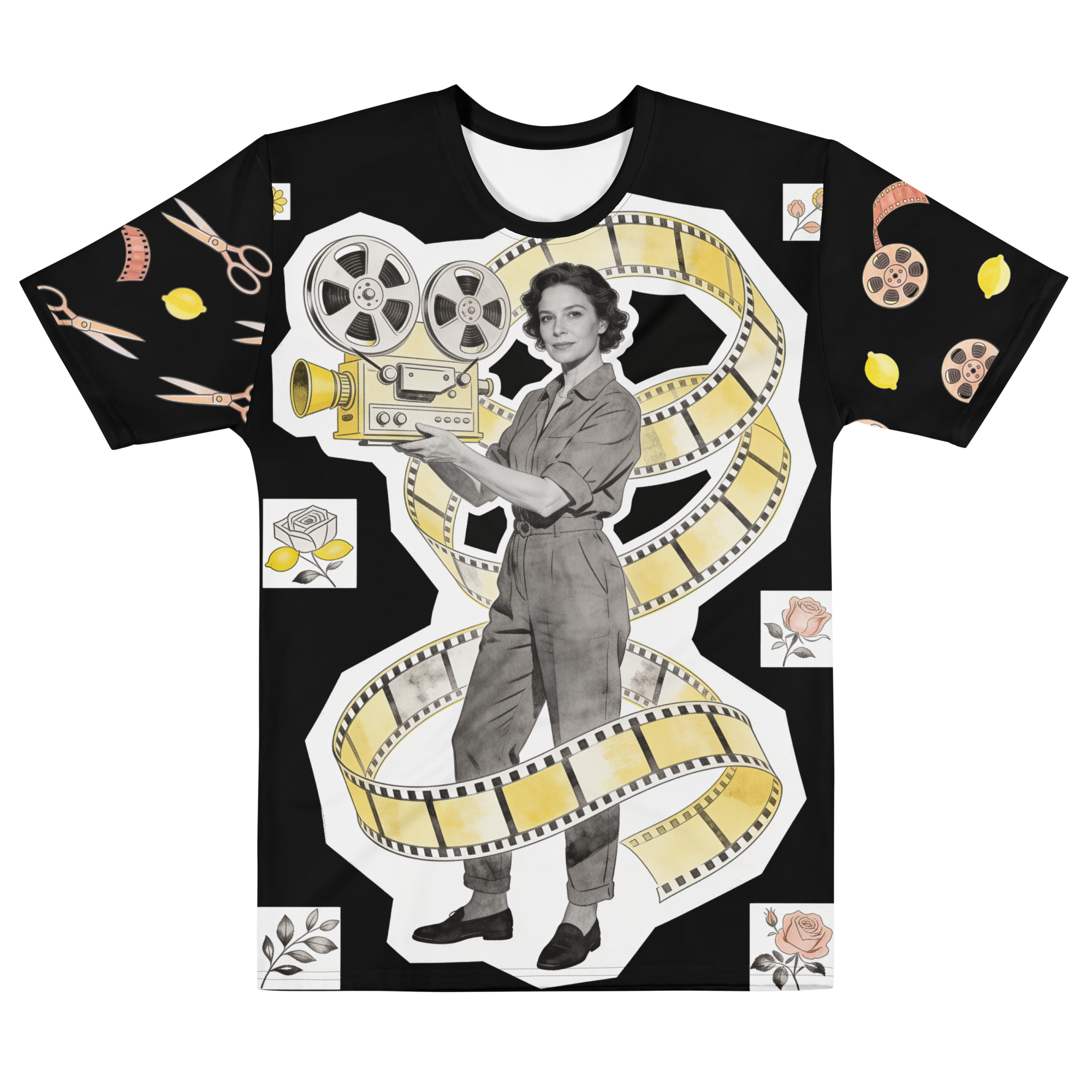 Reel Trouble — Men's Crew Neck T-Shirt — front