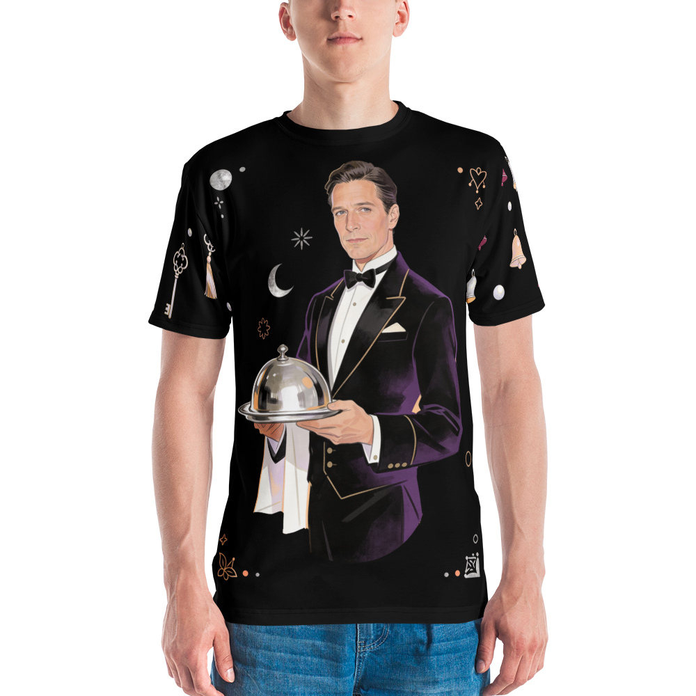 Room Service for Monsters — Men's Crew Neck T-Shirt — model front