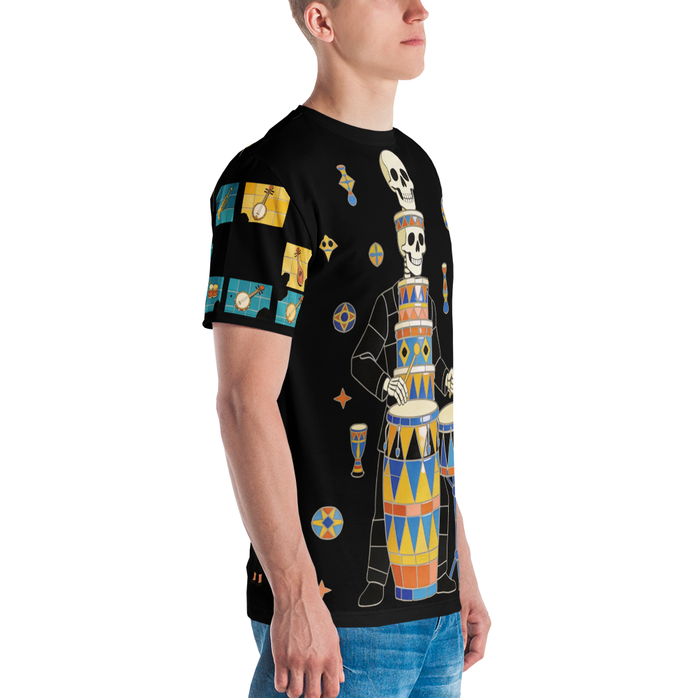 Sugar Skull Soundcheck — Men's Crew Neck T-Shirt — detail