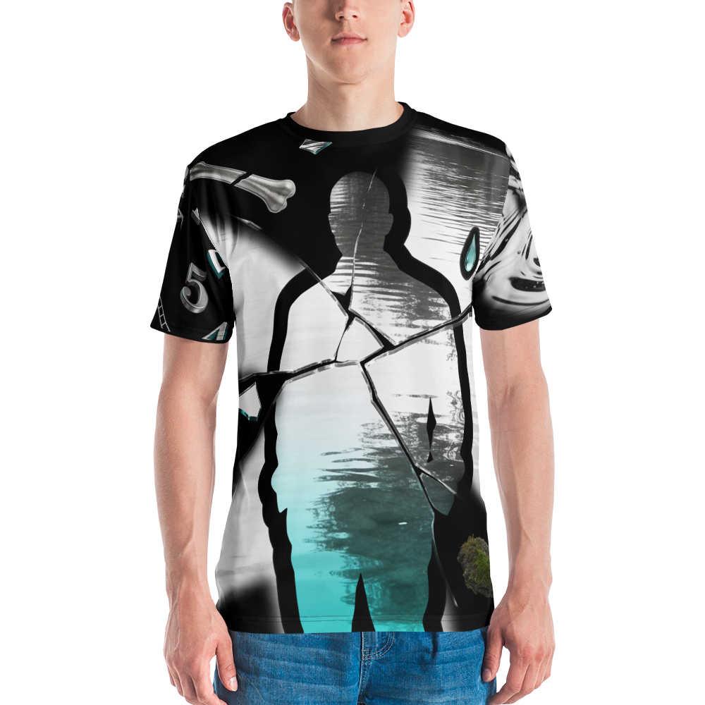 The Blackwater Double — Men's Crew Neck T-Shirt — model front