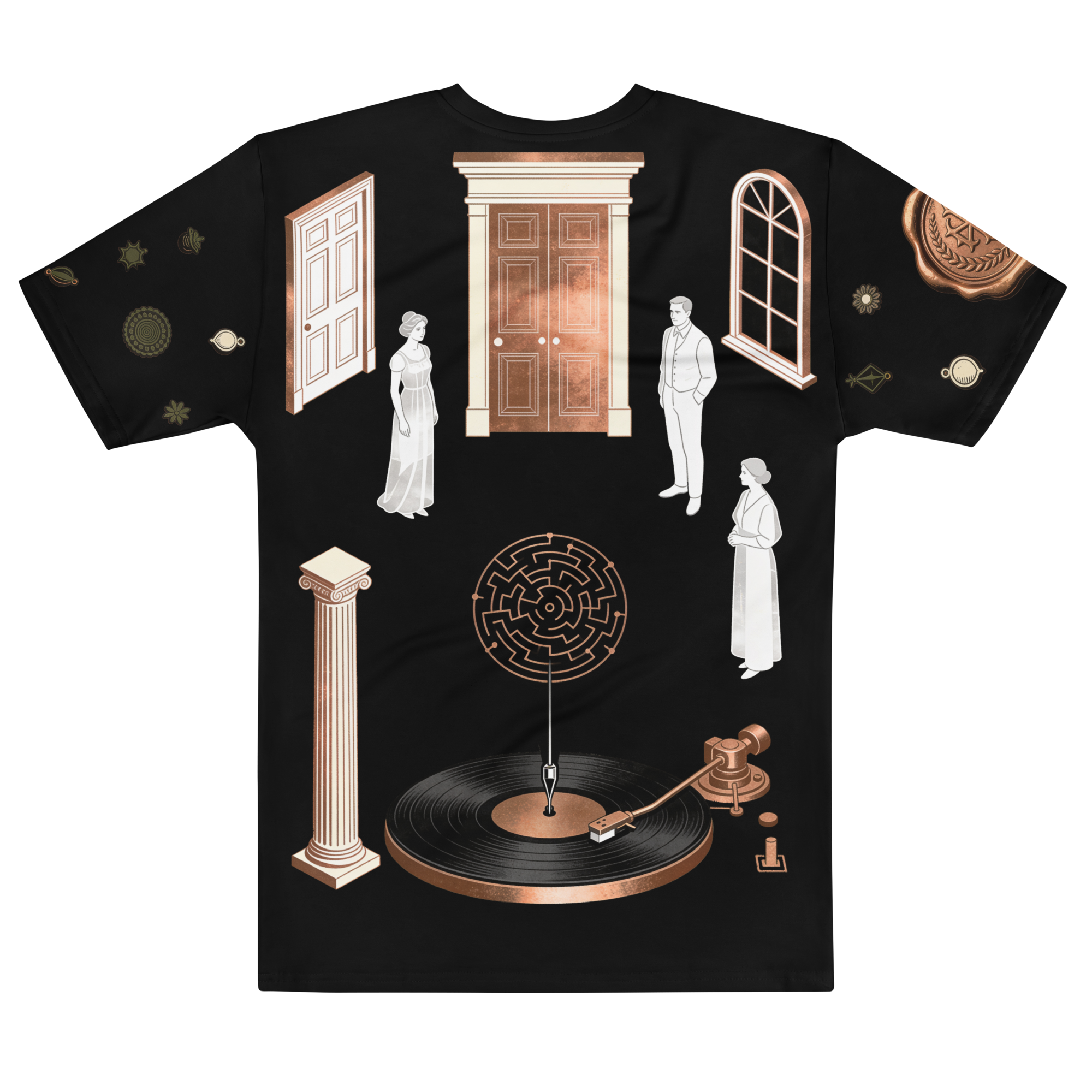 The Devil's B-Side — Men's Crew Neck T-Shirt — back
