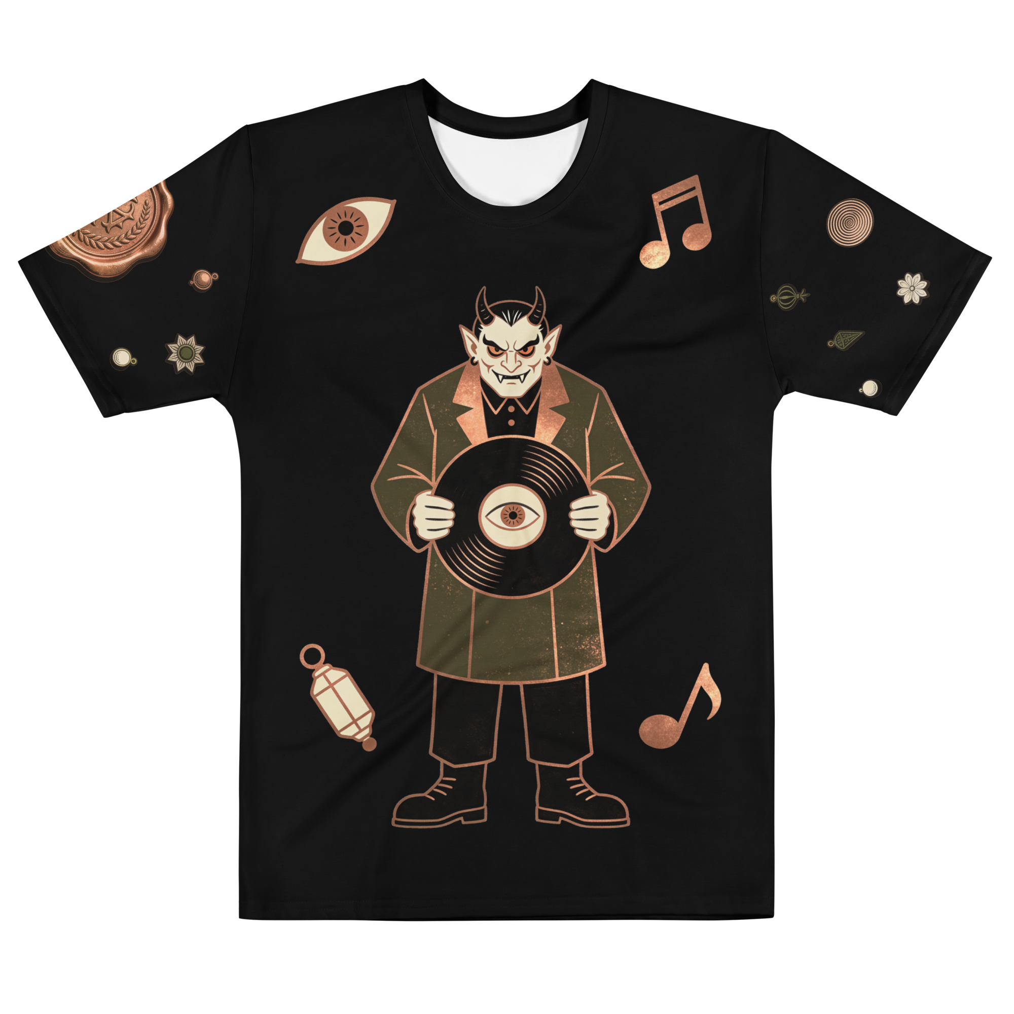 The Devil's B-Side — Men's Crew Neck T-Shirt — front