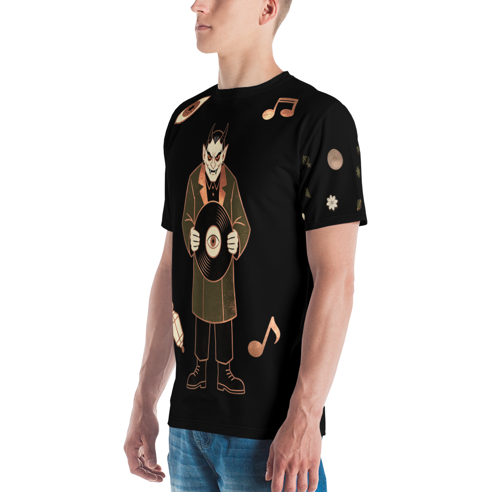 The Devil's B-Side — Men's Crew Neck T-Shirt — detail
