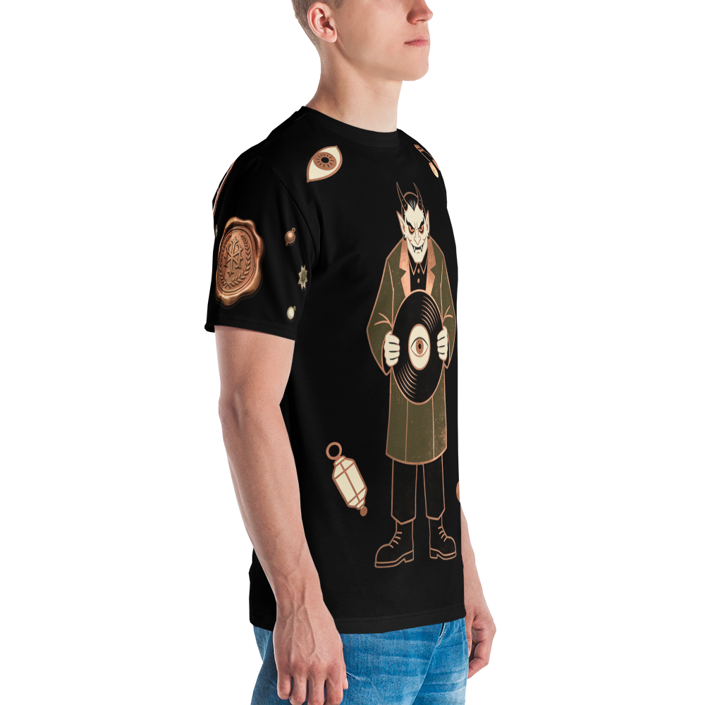 The Devil's B-Side — Men's Crew Neck T-Shirt — detail