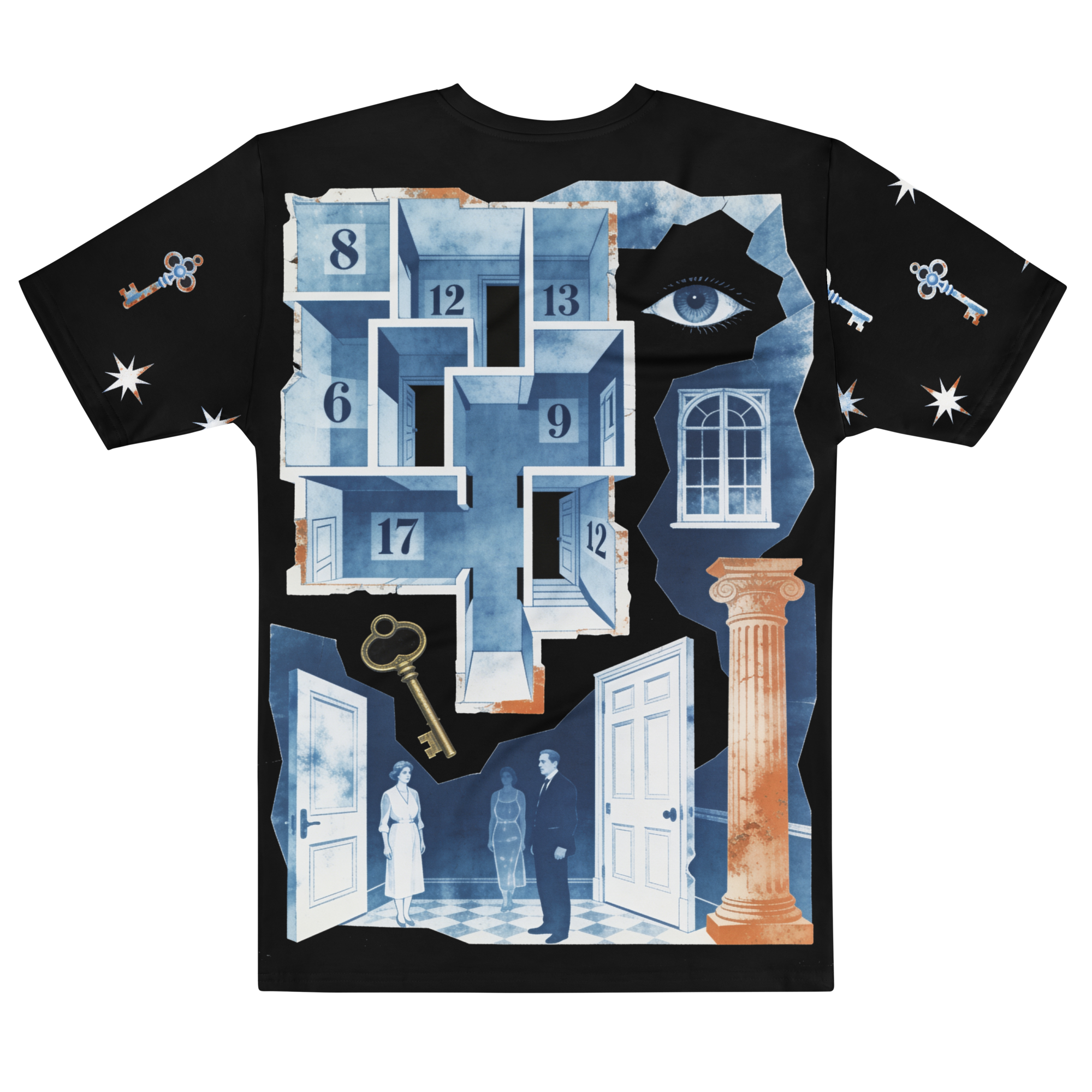 The Door at 3:13 — Men's Crew Neck T-Shirt — back