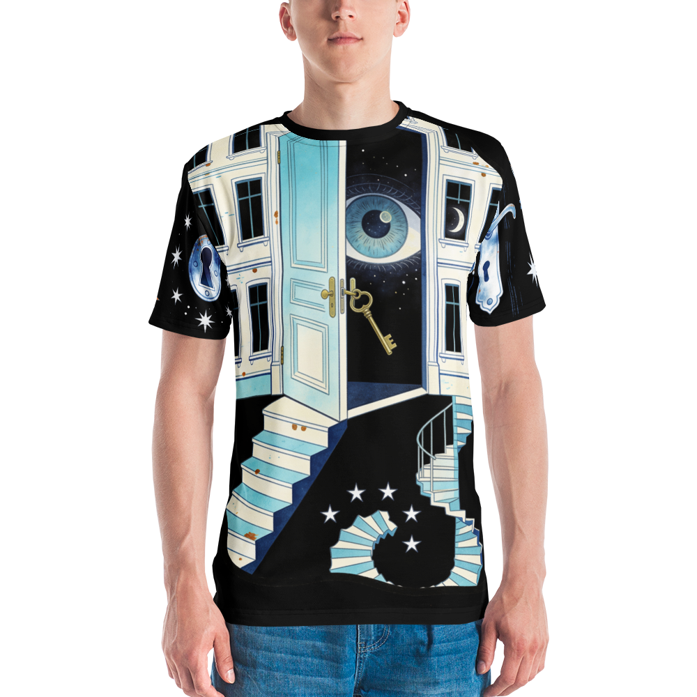The Door at 3:13 — Men's Crew Neck T-Shirt — model front