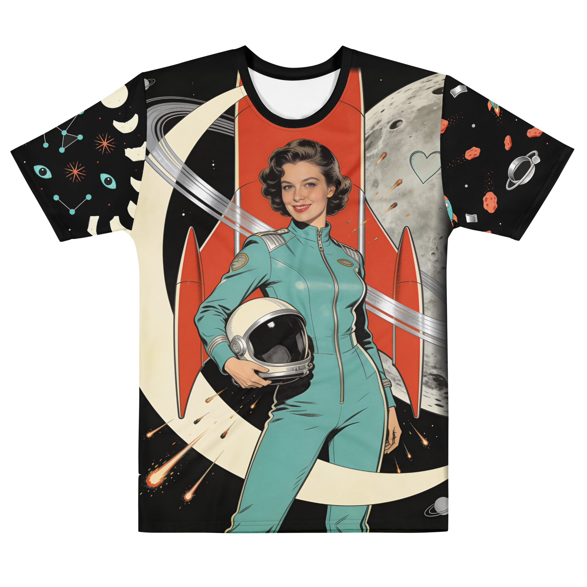 The Last Kiss on Mars — Men's Crew Neck T-Shirt — front
