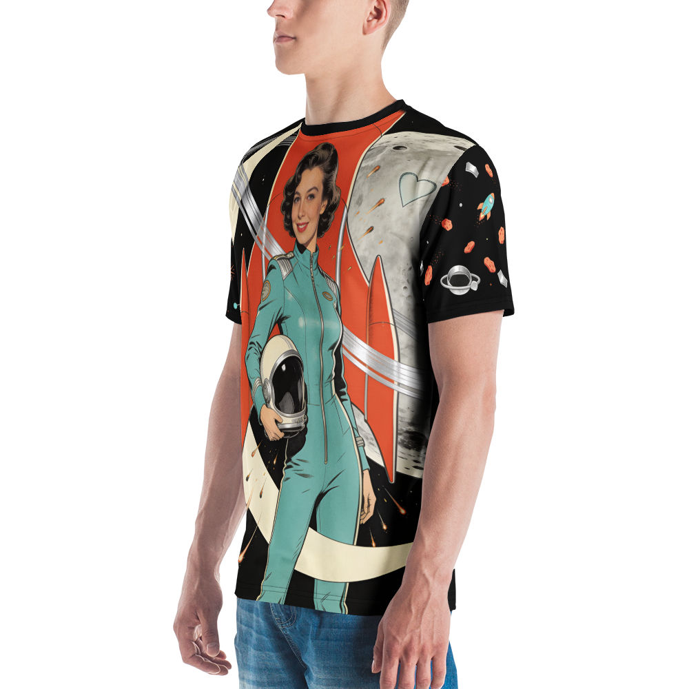 The Last Kiss on Mars — Men's Crew Neck T-Shirt — detail