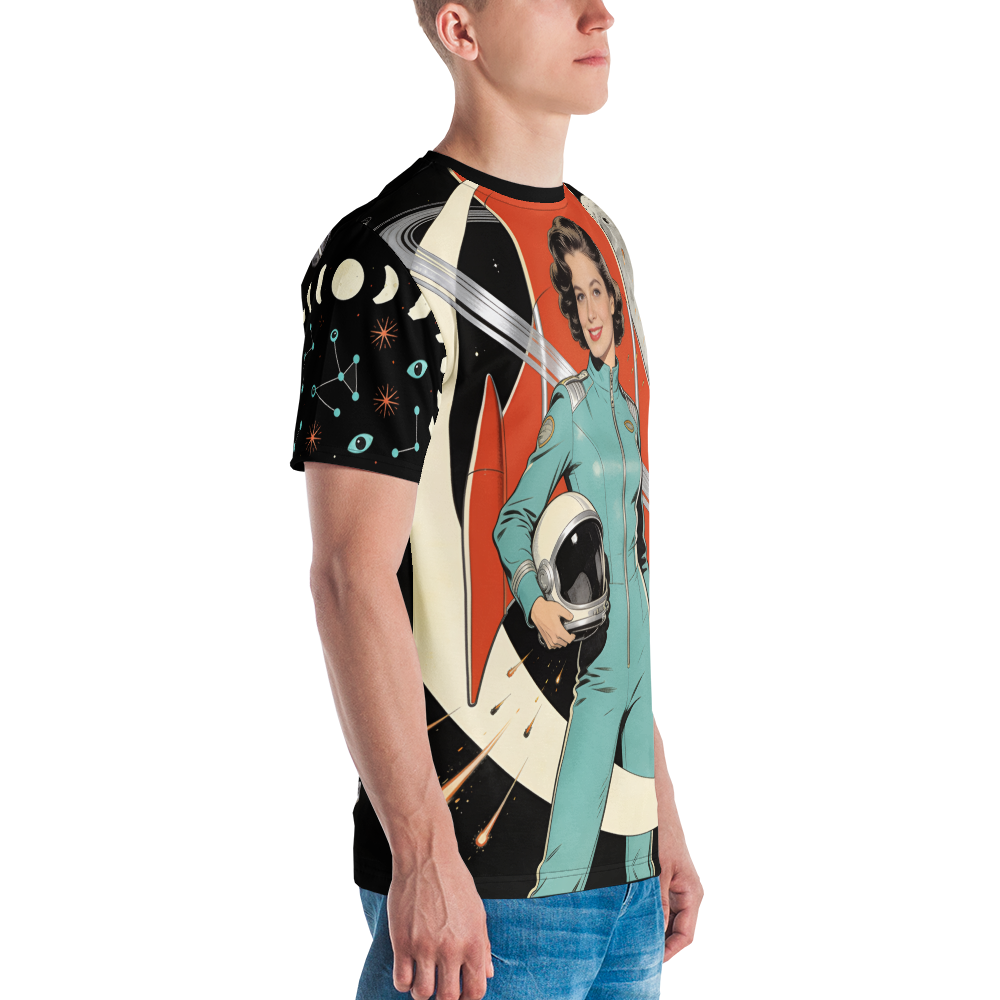 The Last Kiss on Mars — Men's Crew Neck T-Shirt — detail