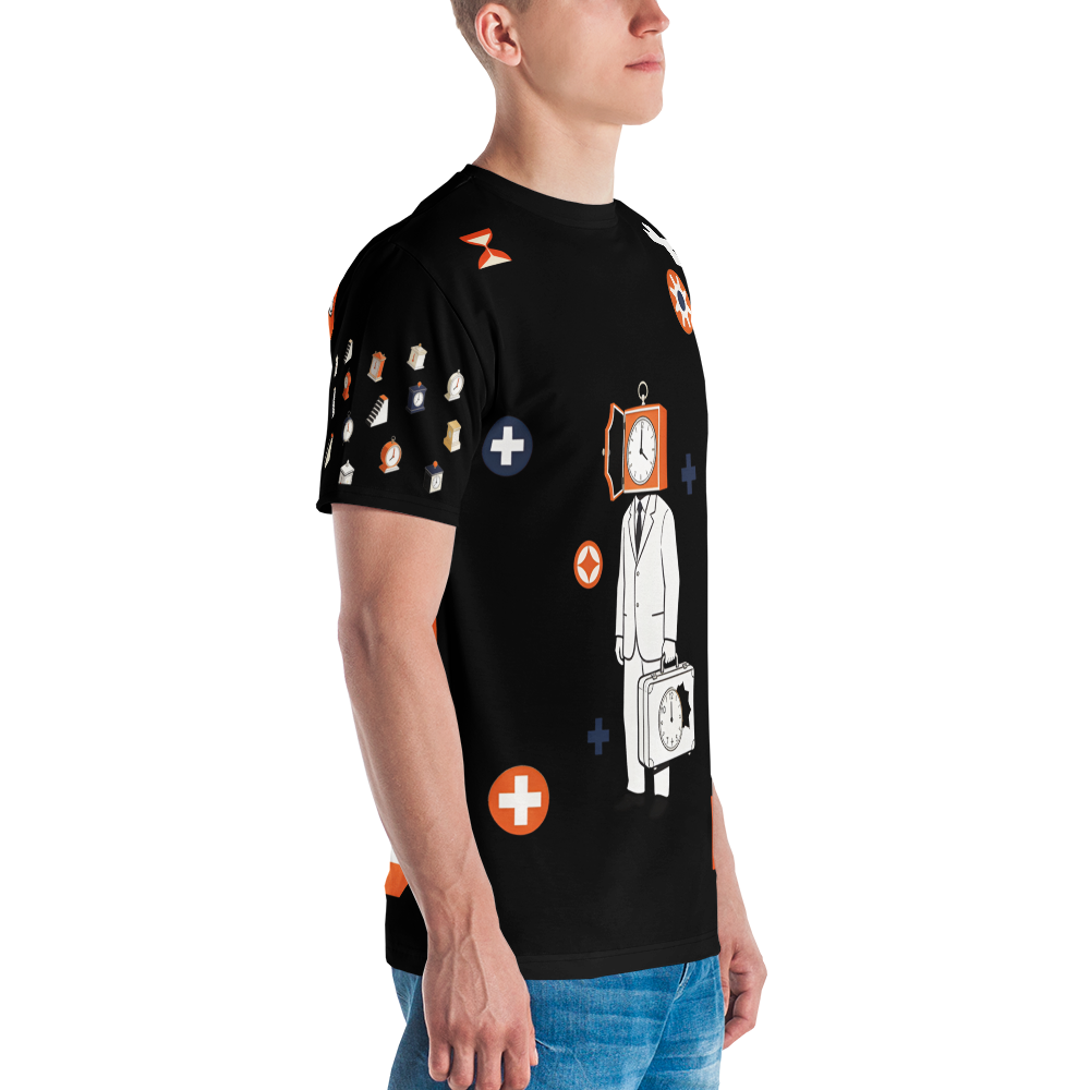 The Missing Hour — Men's Crew Neck T-Shirt — detail