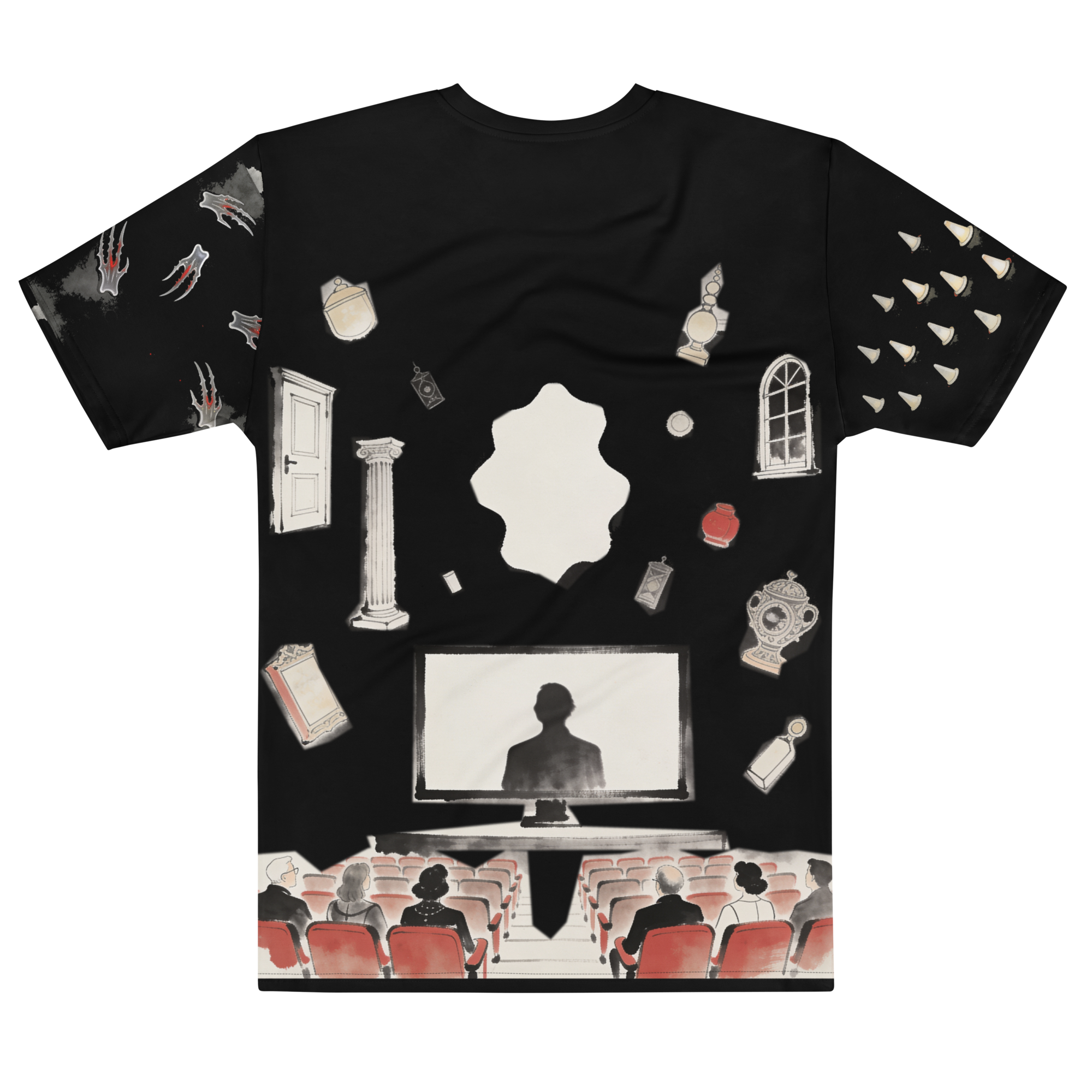 The Projectionist's Teeth — Men's Crew Neck T-Shirt — back