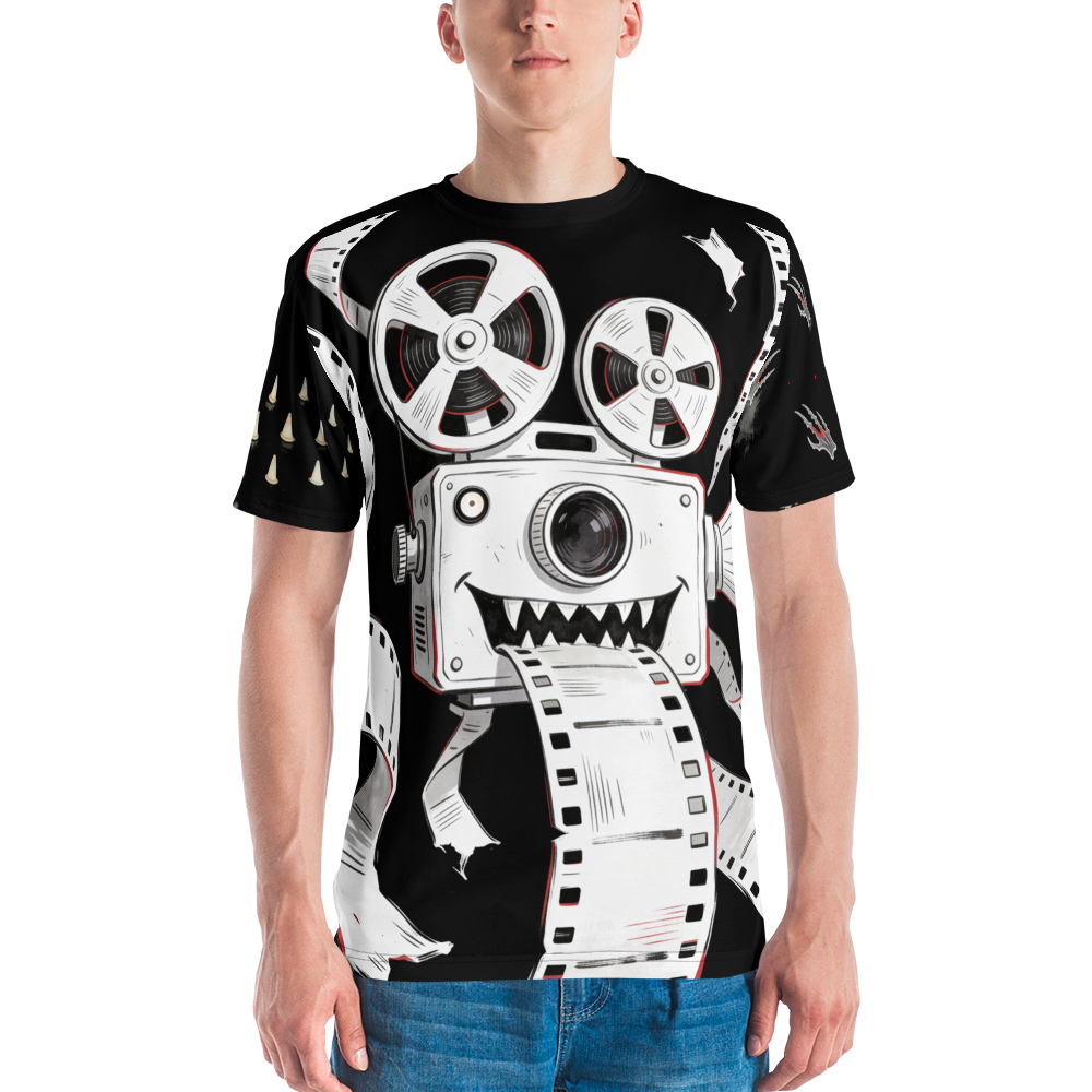 The Projectionist's Teeth — Men's Crew Neck T-Shirt — model front
