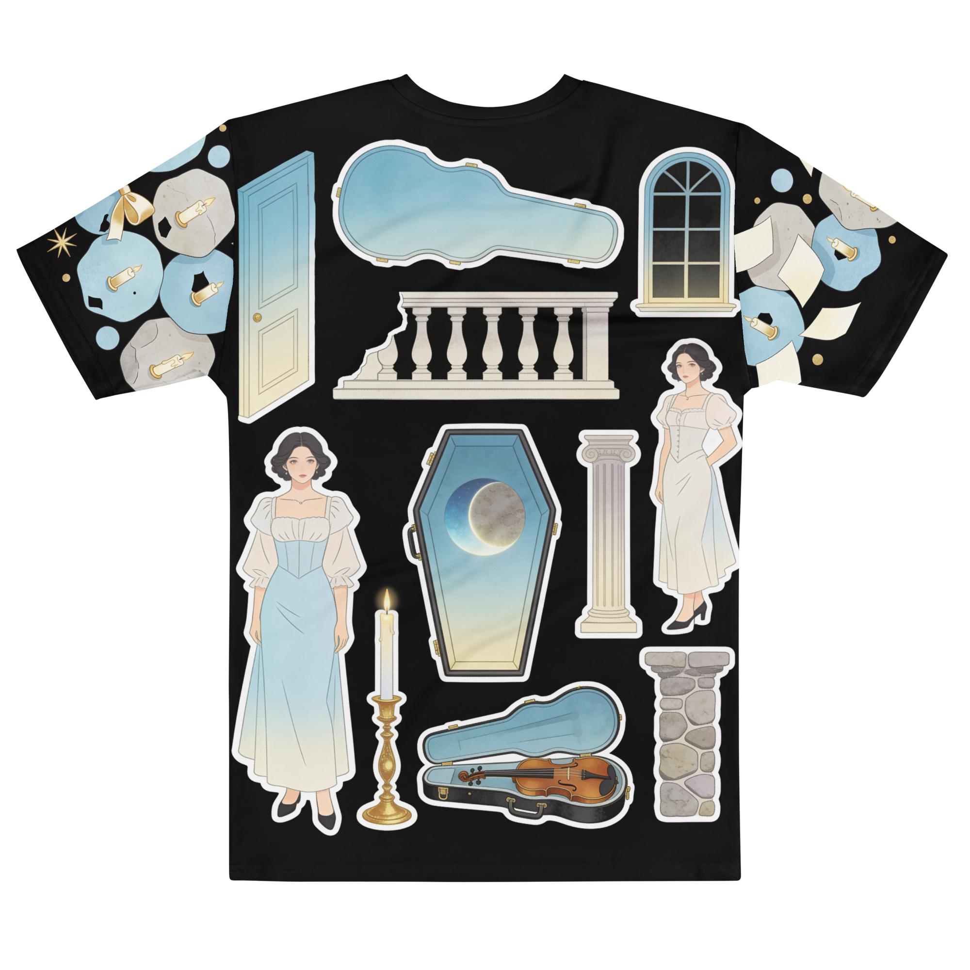 The Silent Encore — Men's Crew Neck T-Shirt — back