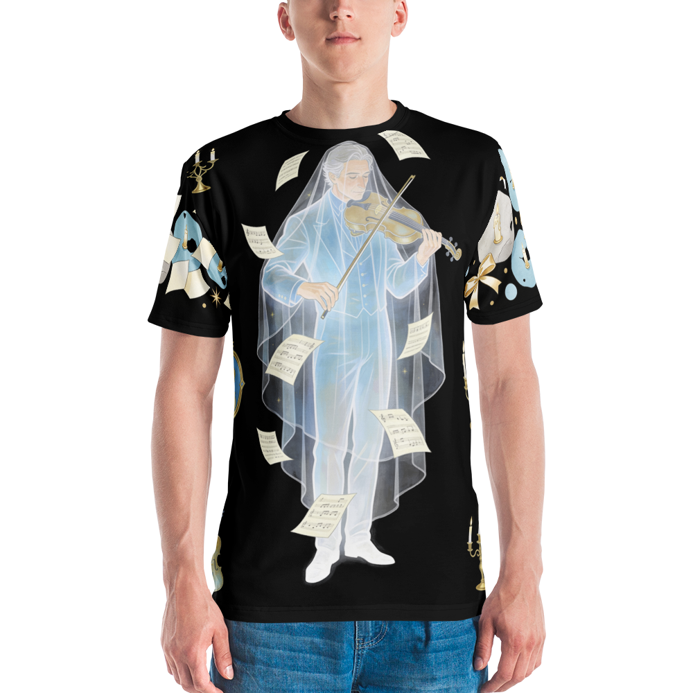 The Silent Encore — Men's Crew Neck T-Shirt — model front