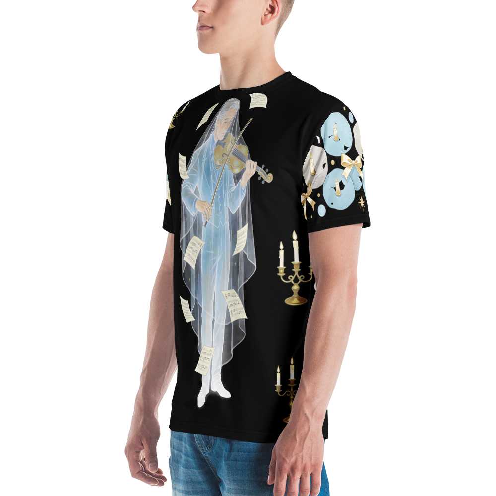 The Silent Encore — Men's Crew Neck T-Shirt — detail