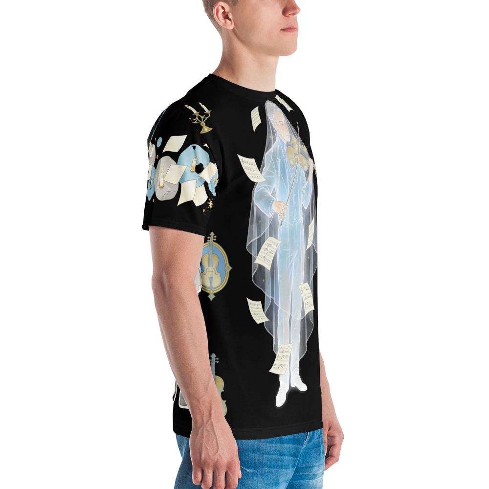 The Silent Encore — Men's Crew Neck T-Shirt — detail