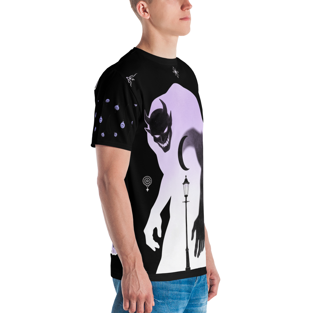 The Smiling Umbra — Men's Crew Neck T-Shirt — detail