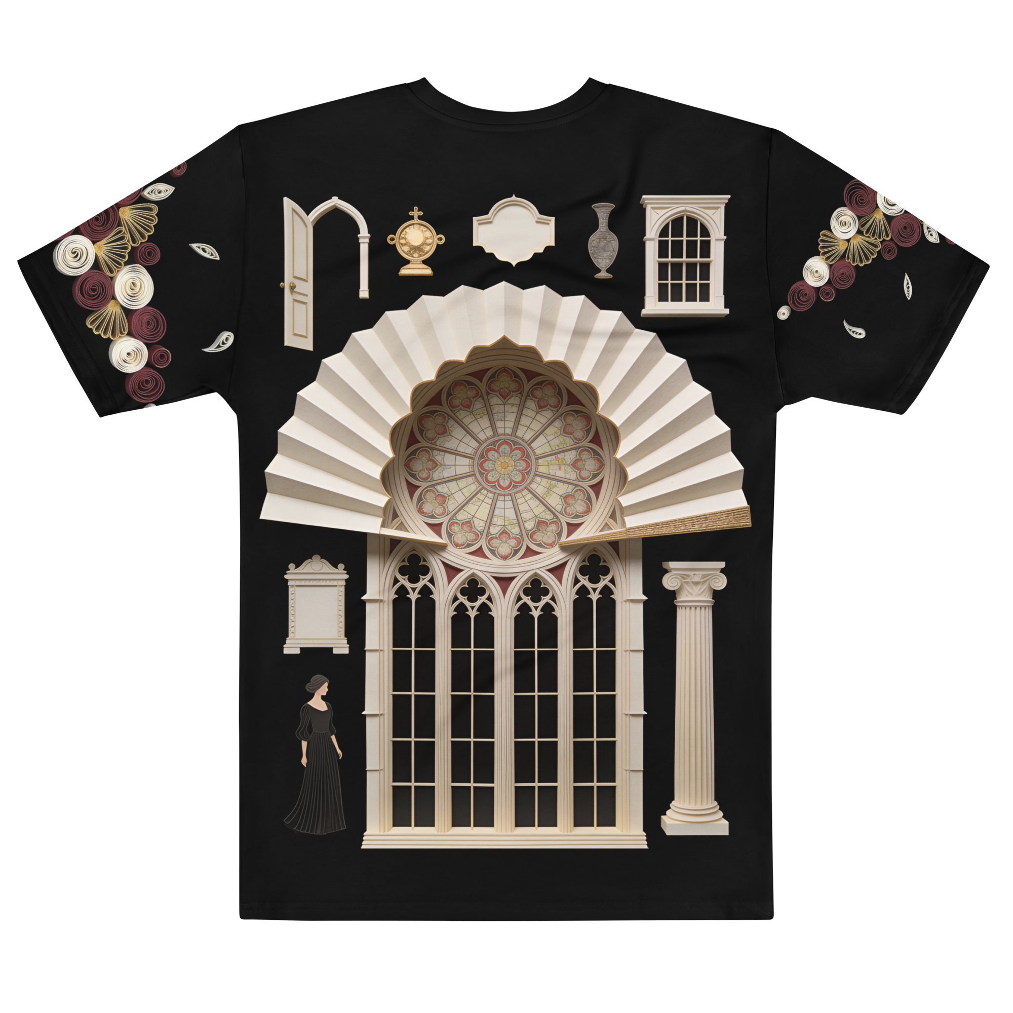 The Trouble with Lace — Men's Crew Neck T-Shirt — back
