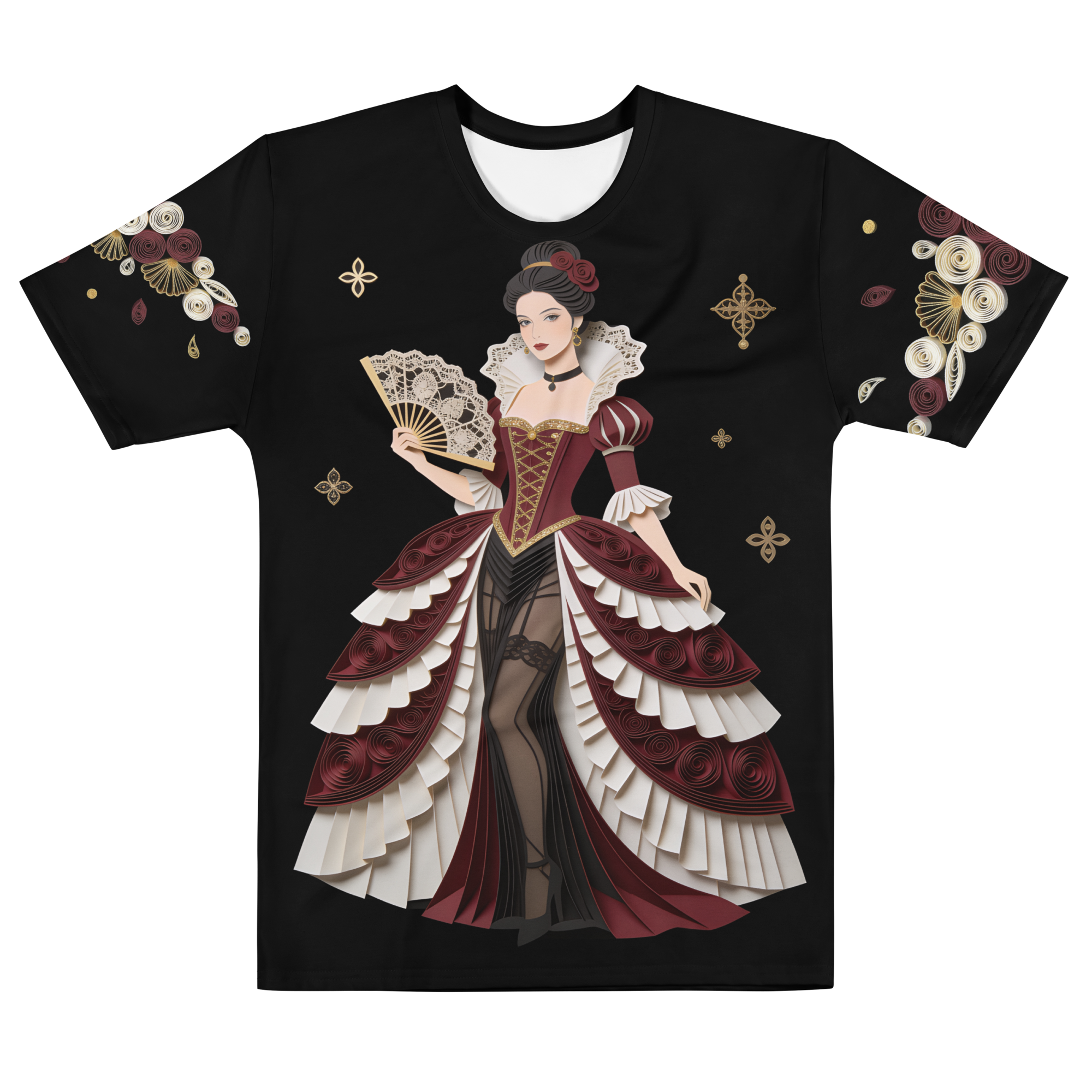 The Trouble with Lace — Men's Crew Neck T-Shirt — front