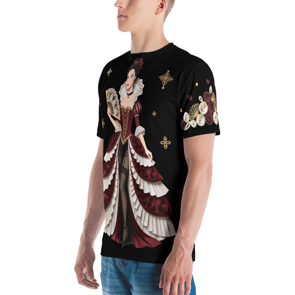 The Trouble with Lace — Men's Crew Neck T-Shirt — detail