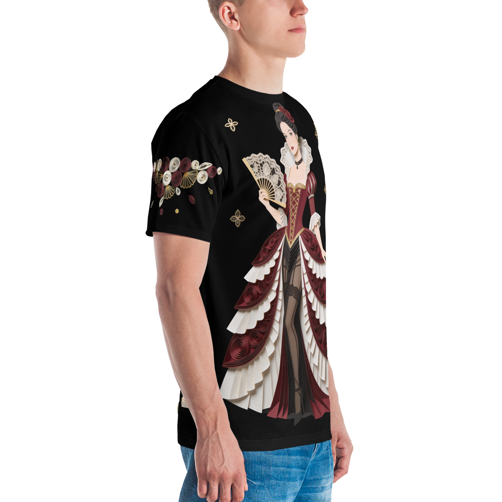 The Trouble with Lace — Men's Crew Neck T-Shirt — detail
