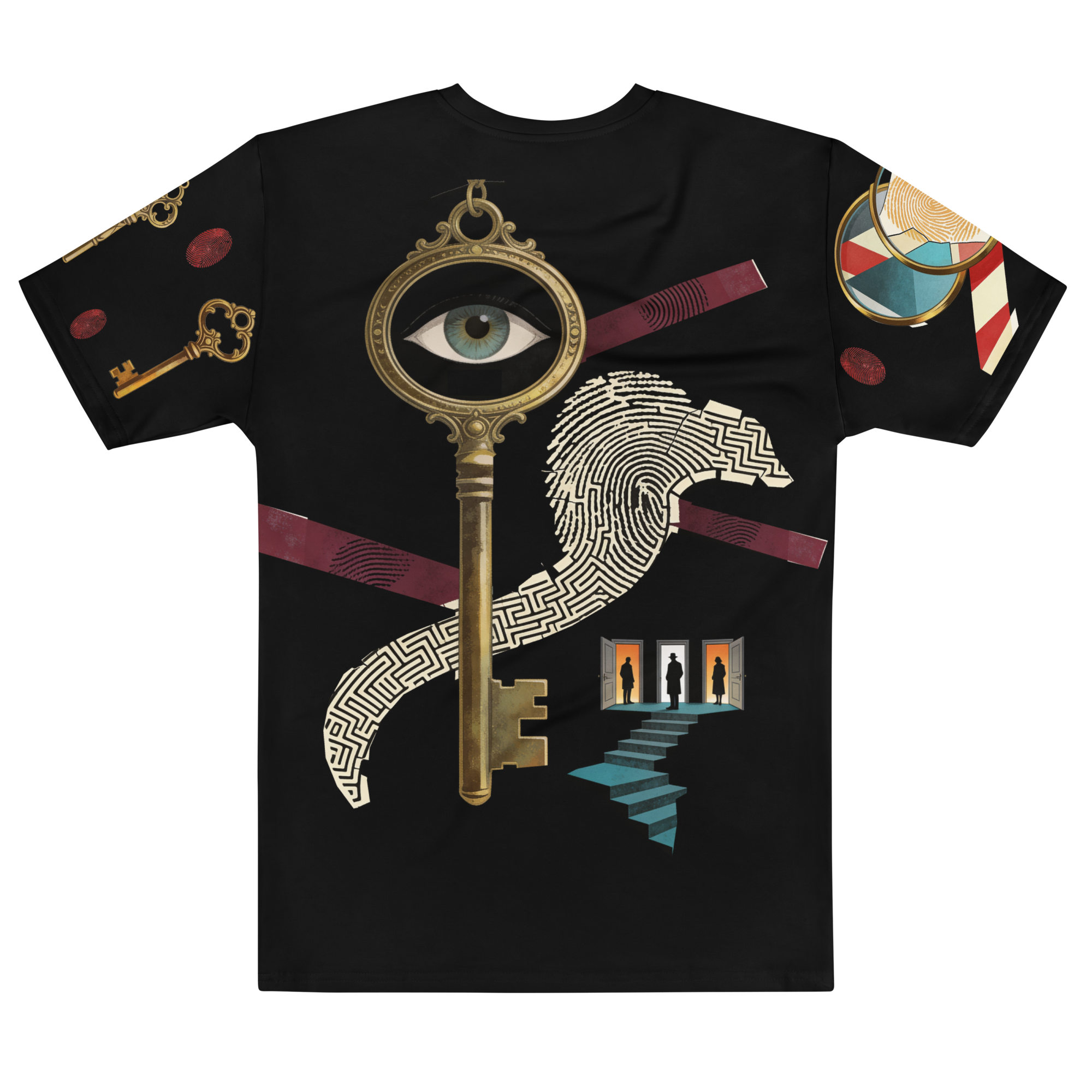 The Velvet Alibi — Men's Crew Neck T-Shirt — back