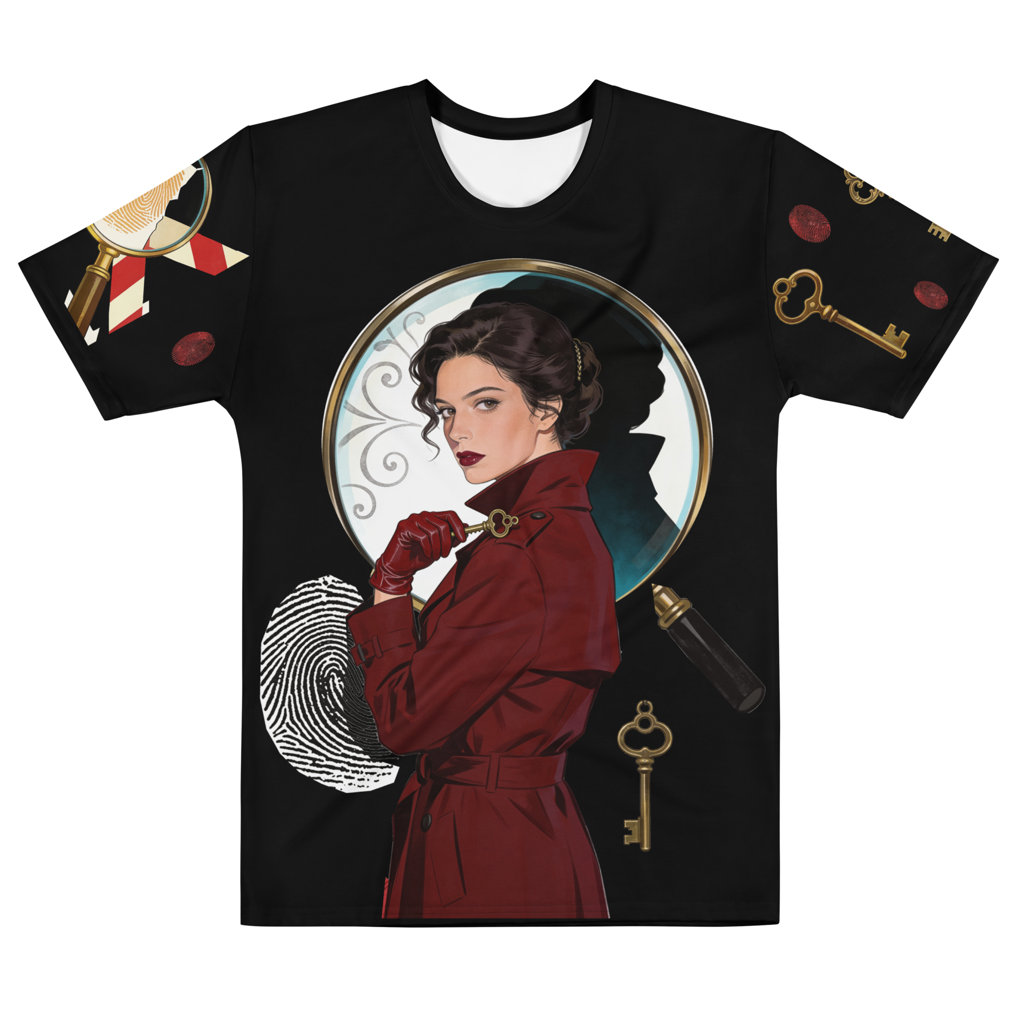 The Velvet Alibi — Men's Crew Neck T-Shirt — front