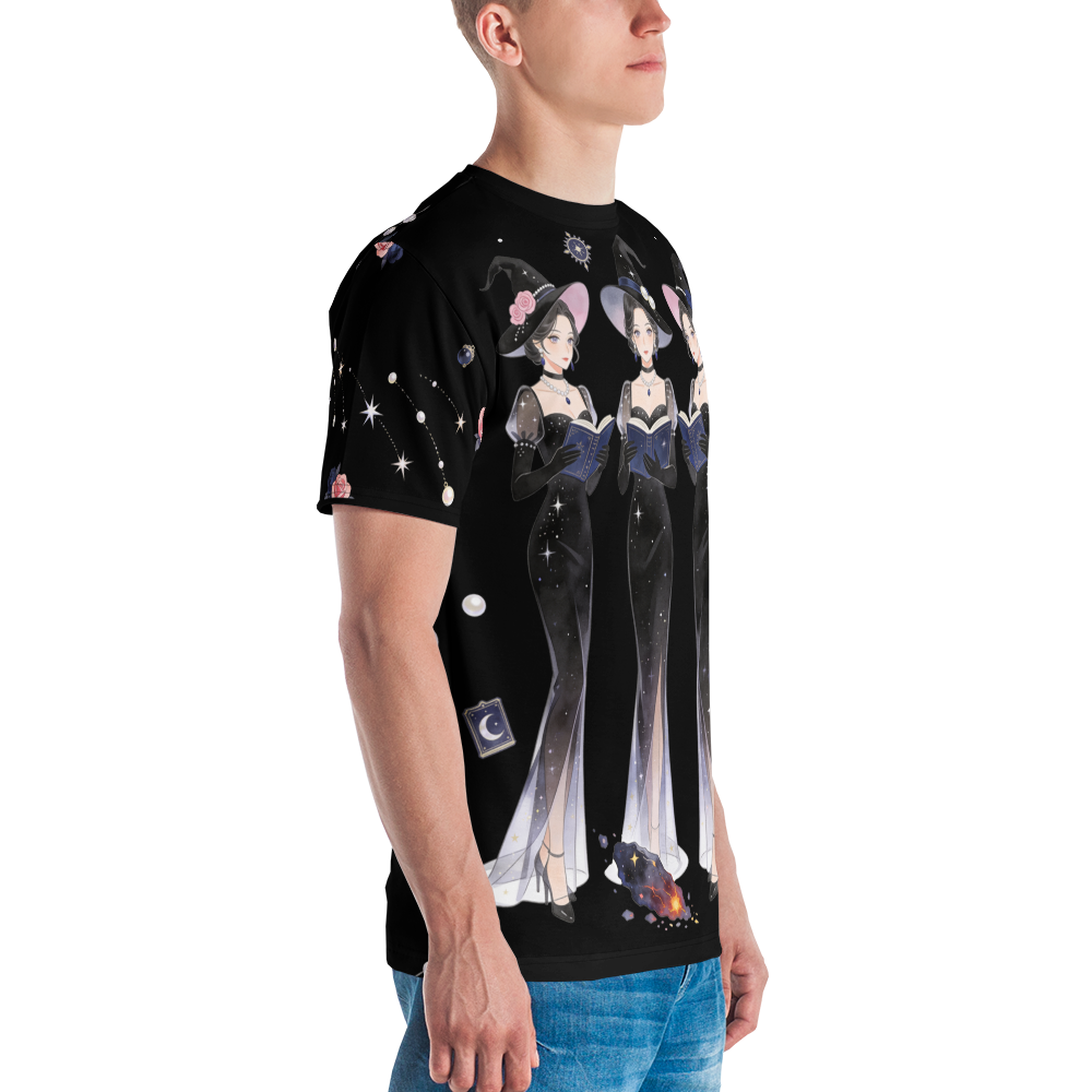 Velvet Meteor Coven — Men's Crew Neck T-Shirt — detail